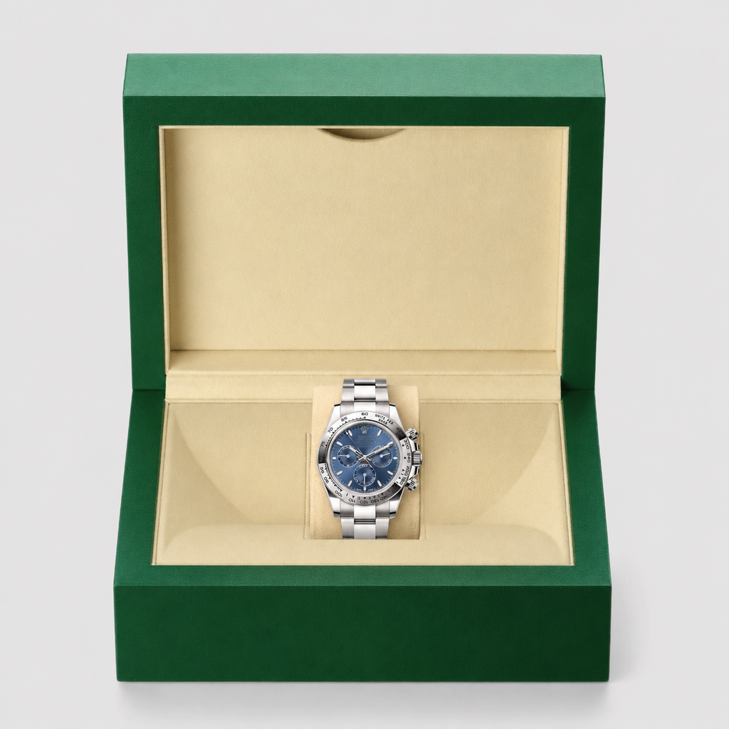 Daytona 126509 Weißgold Mit Blauem Zifferblatt