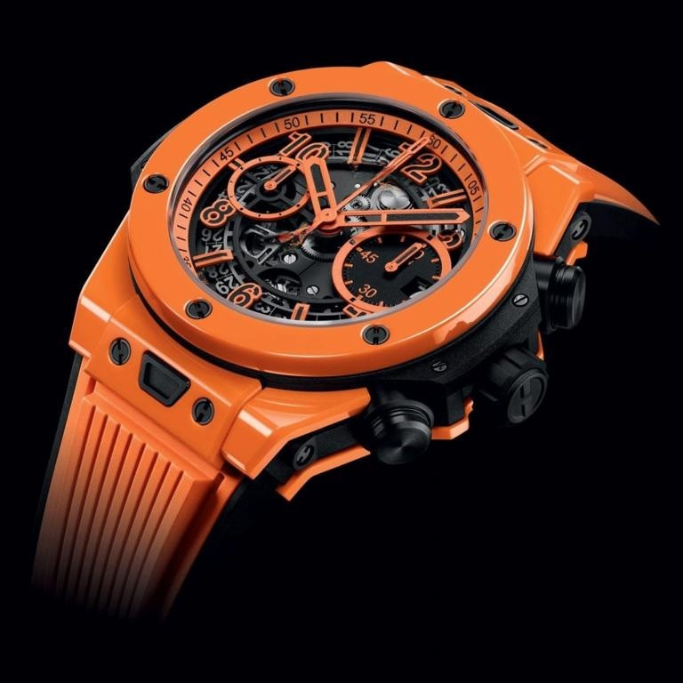 Unico Orange Keramik 42mm Herrenuhr
