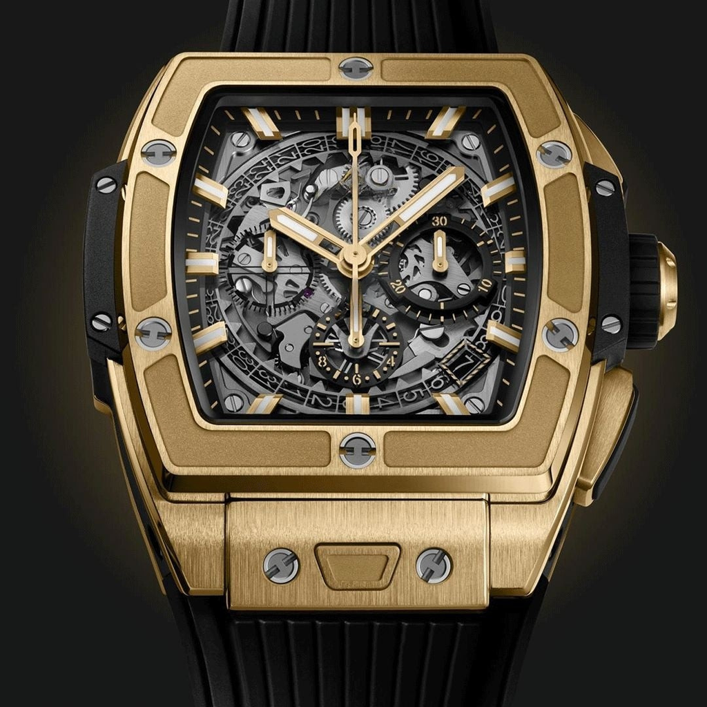 Gelbgold 42mm Herrenchronograph