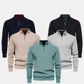 Gerippter Zip-Pullover Premium