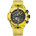 Black Yellow Sapphire 42mm Herrenchronograph