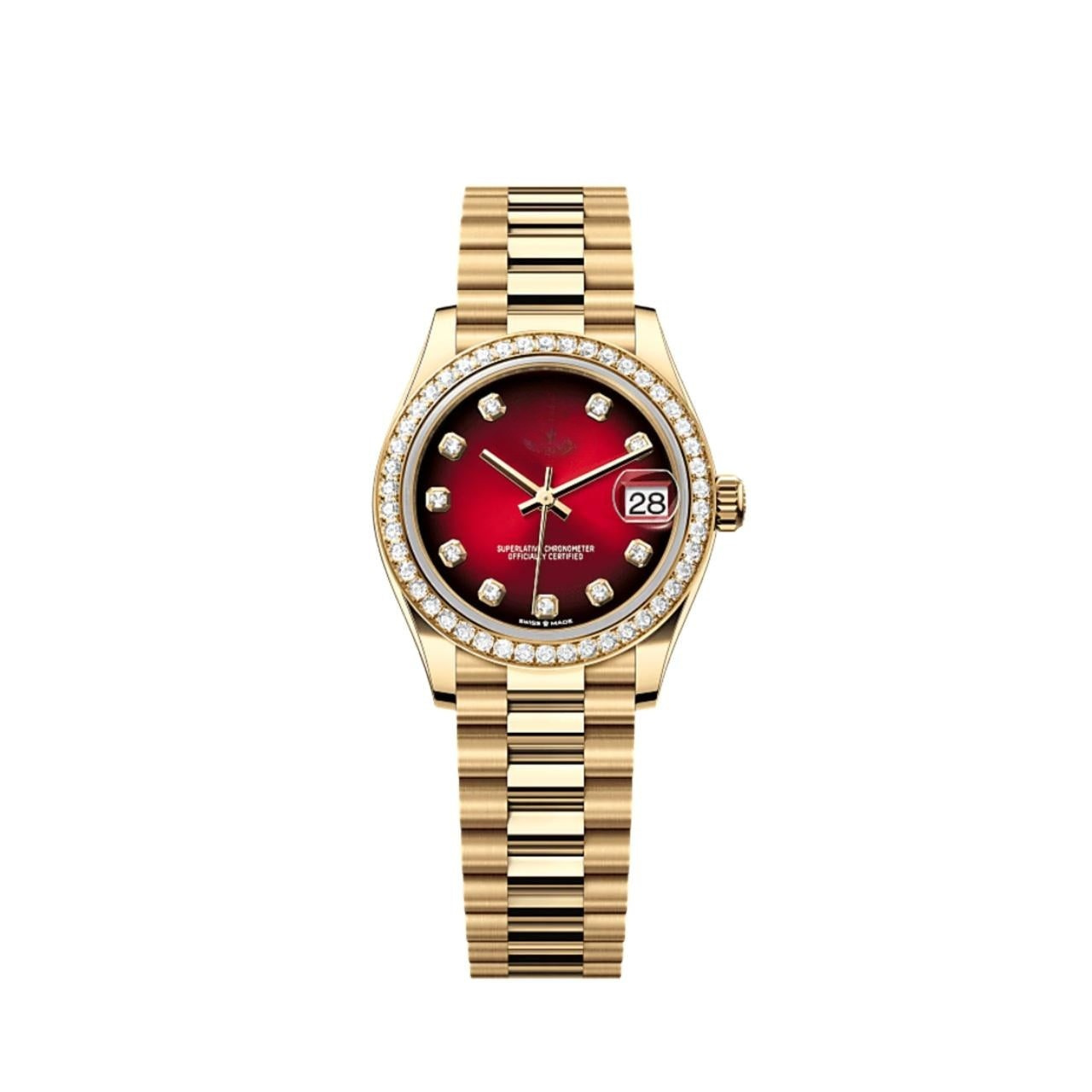 Datejust 31mm Diamant-Lünette Zifferblatt 278288RBR