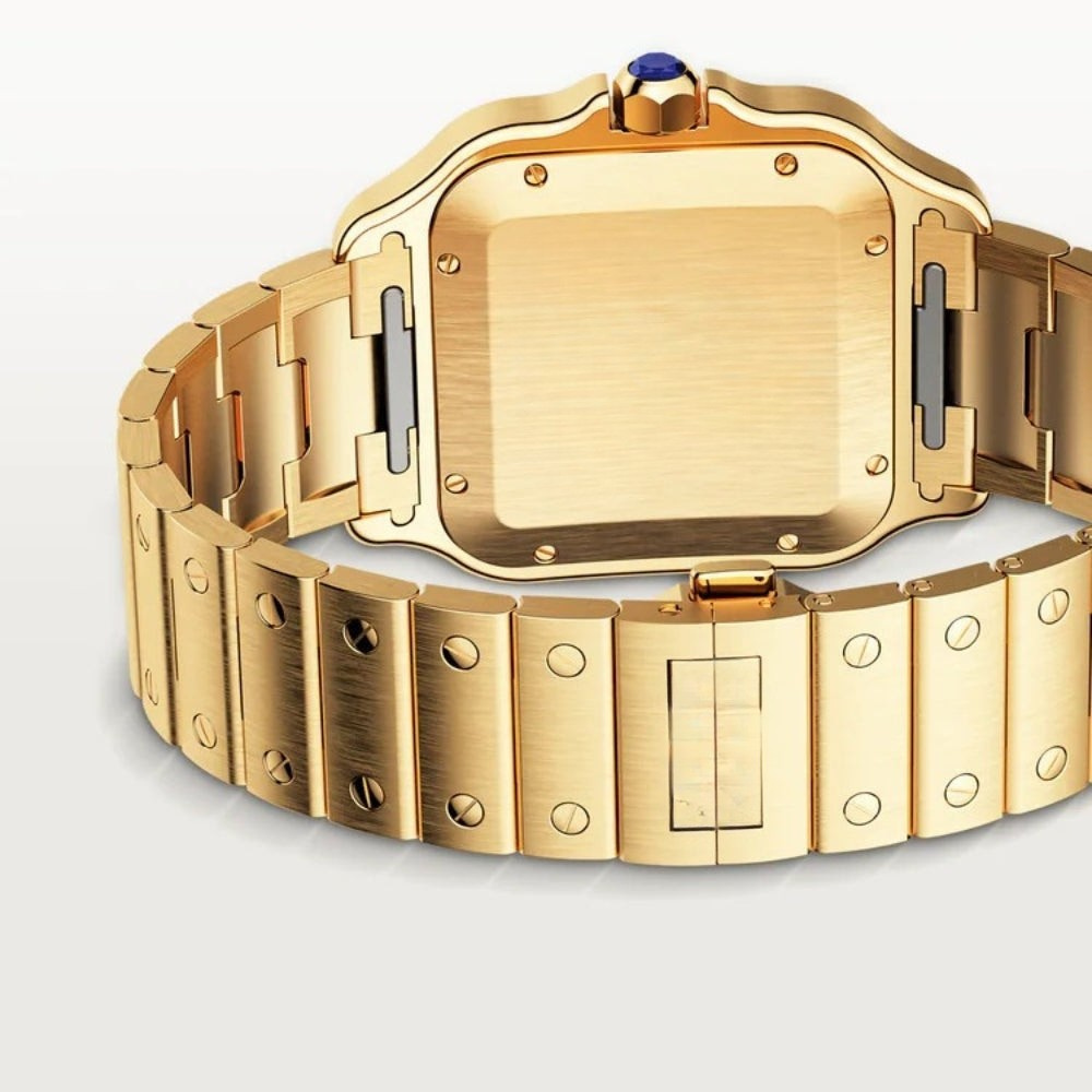 Santos Gold Herrenuhr