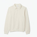 Geripptes Baumwoll-Sweatshirt Mit Polo-Kragen