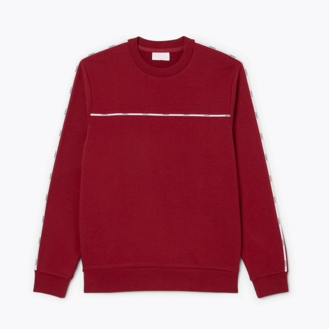 Fleece-Sweatshirt Mit Logo-Besatz