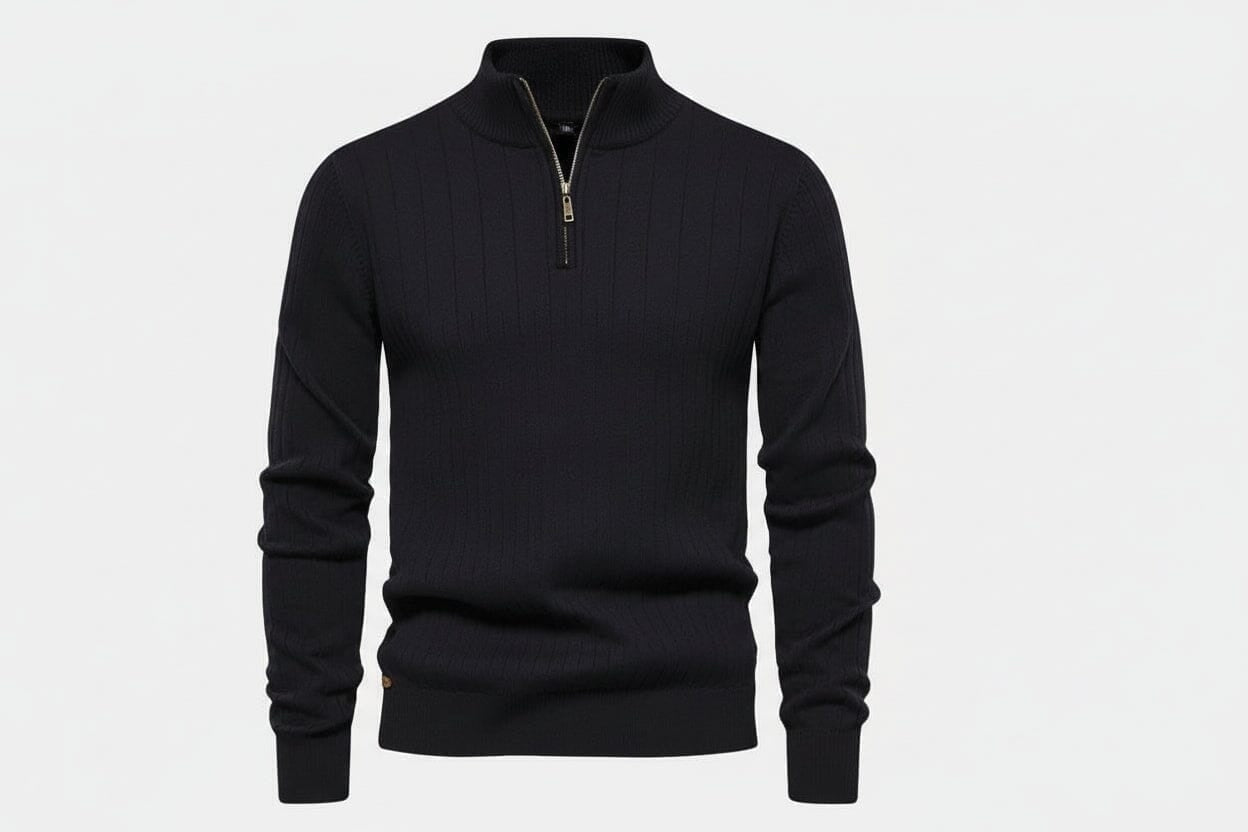 Zip Classic Strickpullover