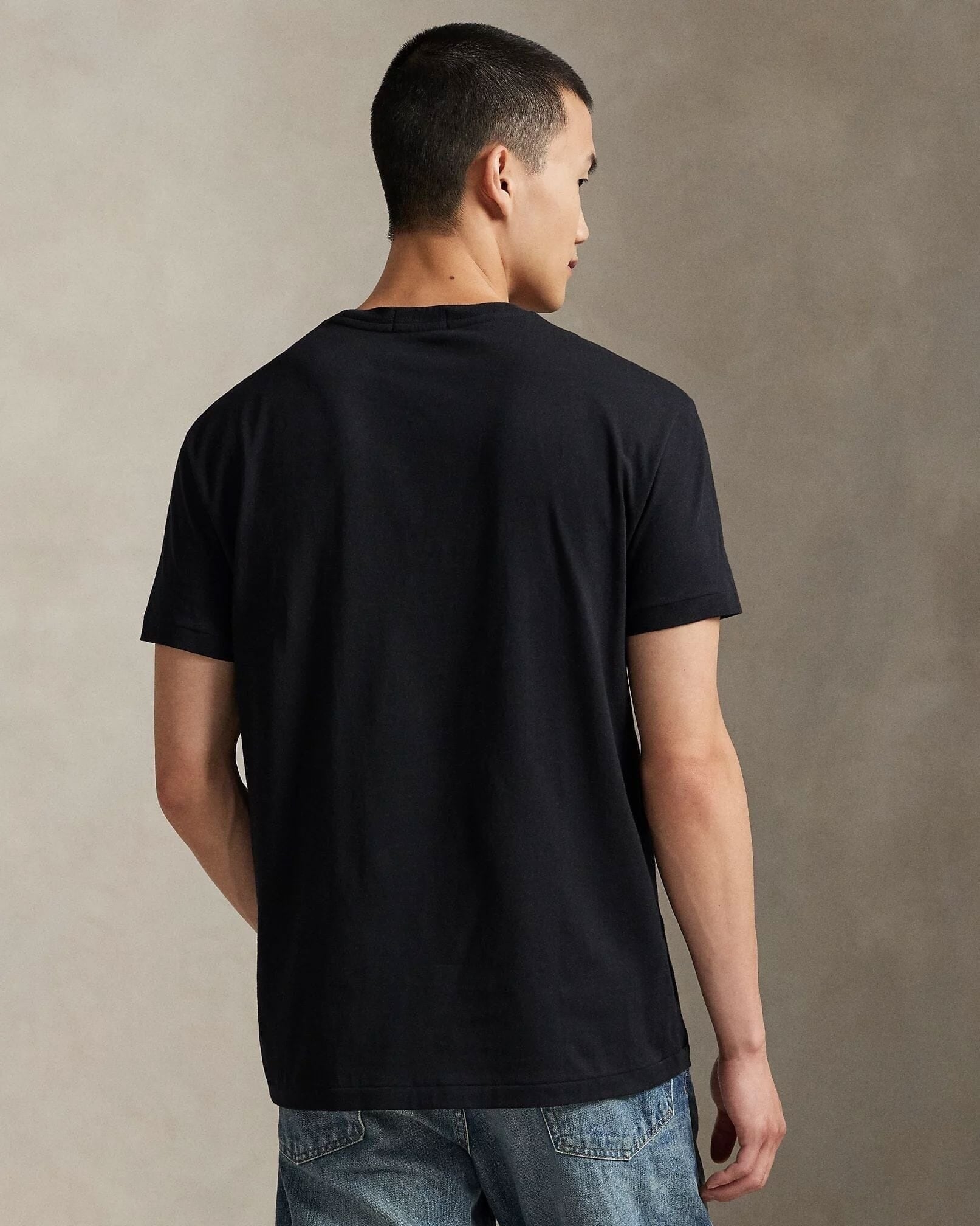 Classic Fit Polo Bear Jersey T-SHIRT Schwarz