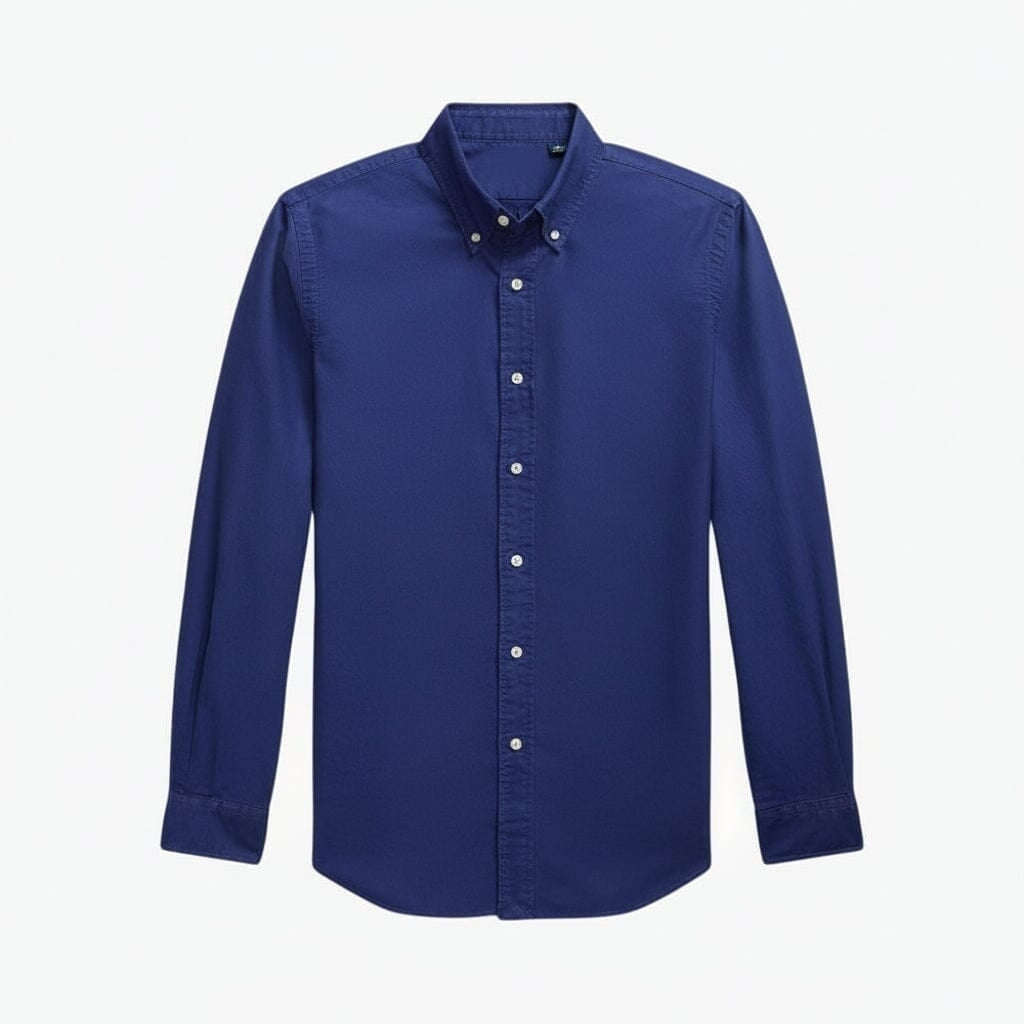 Slim Fit Oxford Hemd - Garment-Dyed