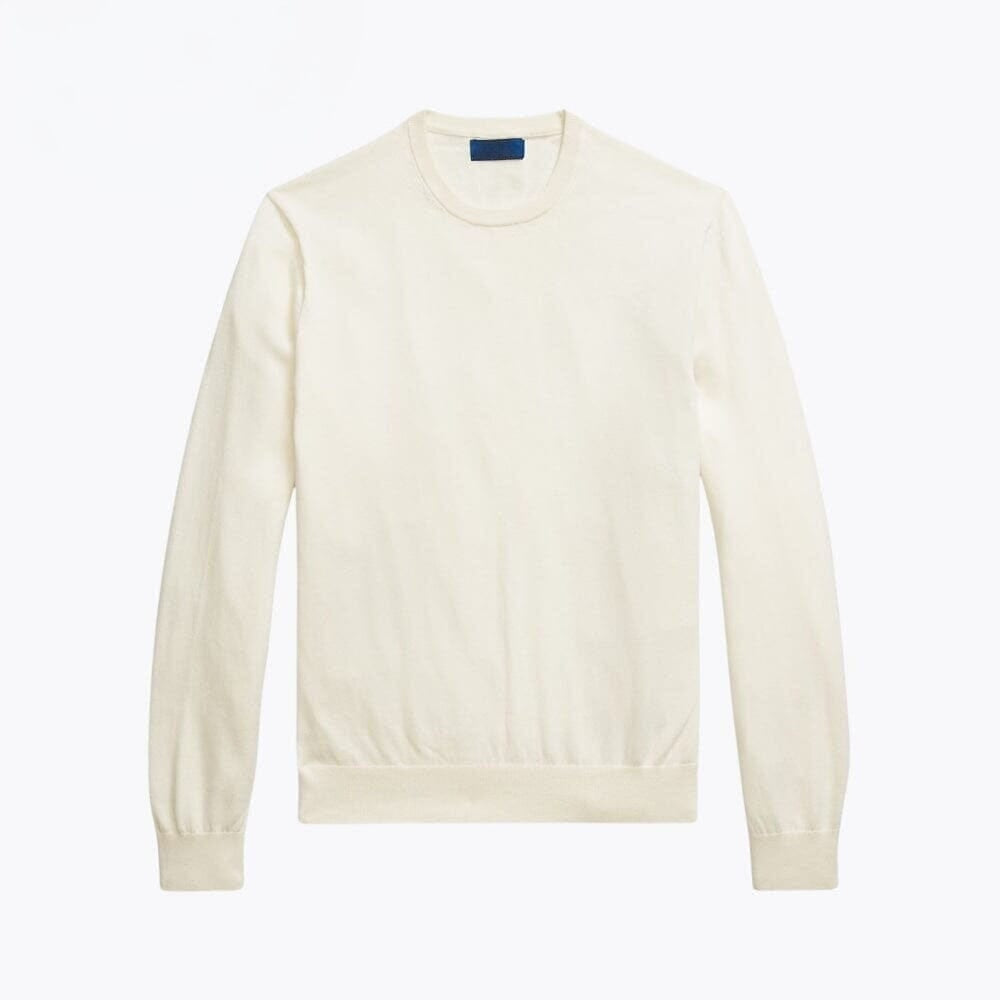 Baumwolle-Kaschmir Rundhals Pullover