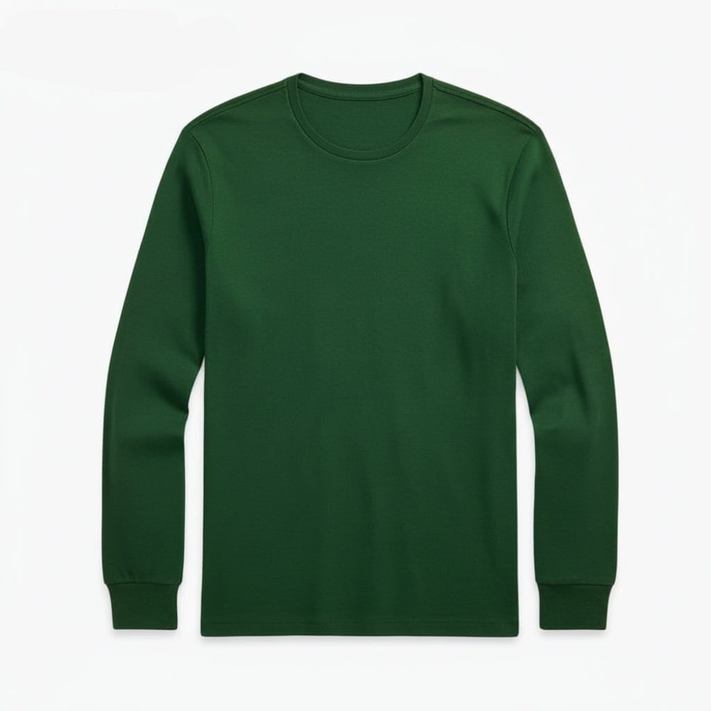 Classic Fit Rundhals T-SHIRT Aus Weicher Baumwolle