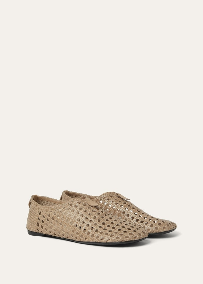 Flacher Slipper Floaty Damen - Foggy Pearl