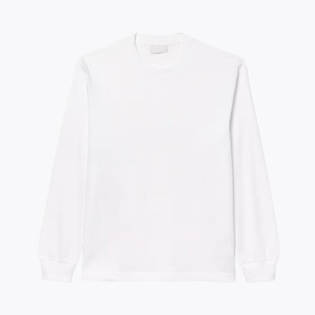 Langarm Baumwoll-T-Shirt Für Herren