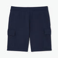 Cargo-Shorts Aus Baumwoll-Fleece