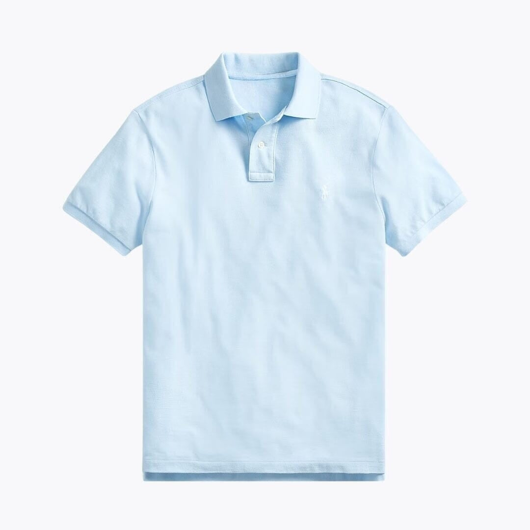 Klassisches Mesh Poloshirt