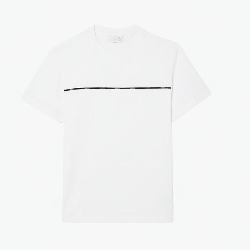 Herren T-SHIRT Aus Baumwoll-Jersey Mit Kontrastbesatz