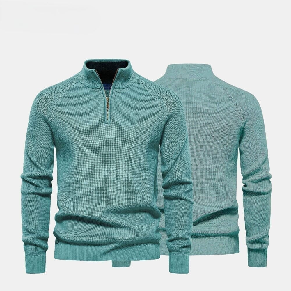 Modern Rundhals-Strickpullover