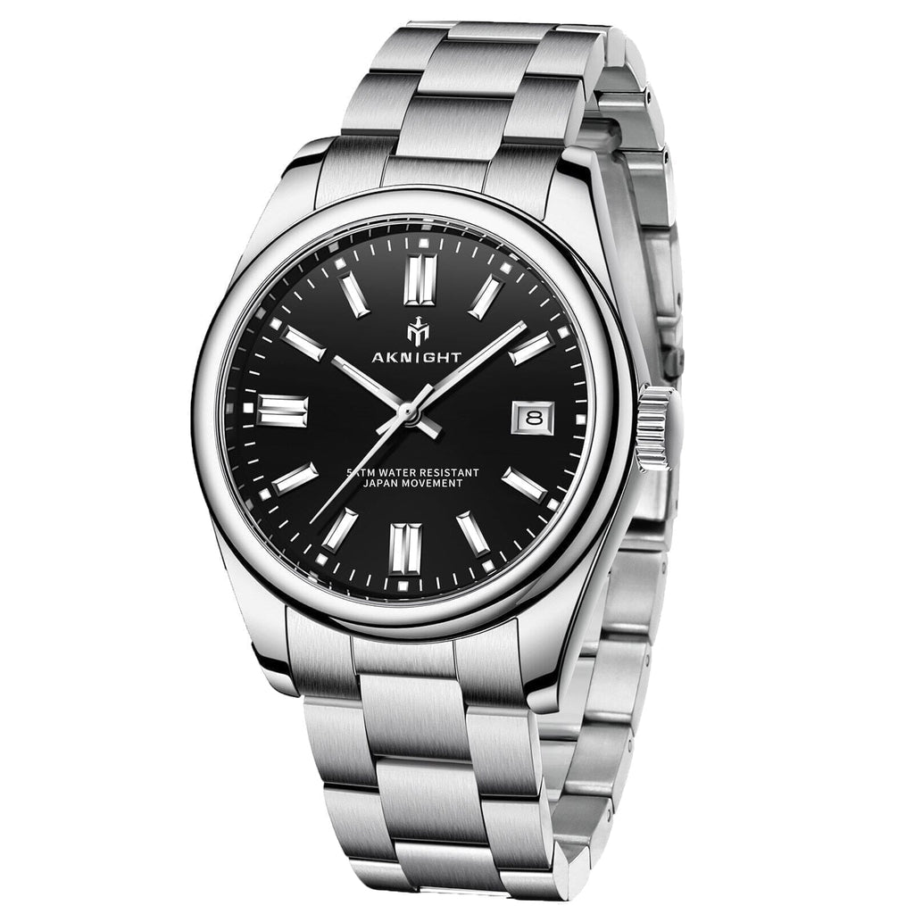 PD Aknight 2113 Herren Quarzuhr - 39mm Edelstahl