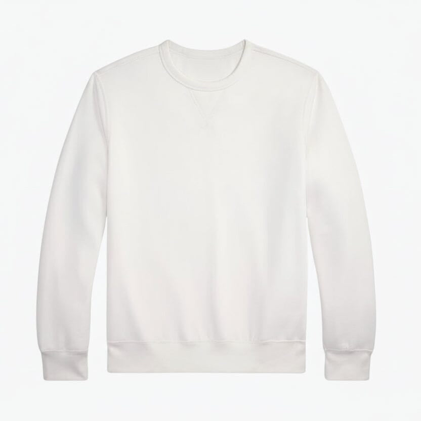 Fleece Sweatshirt Aus Baumwollmischung