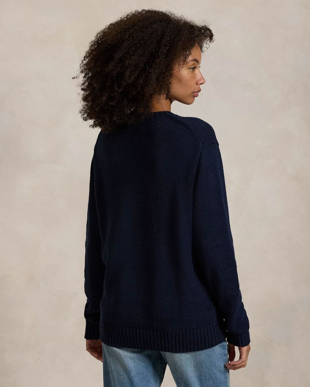 Polo Bear Baumwolle-Leinen Pullover